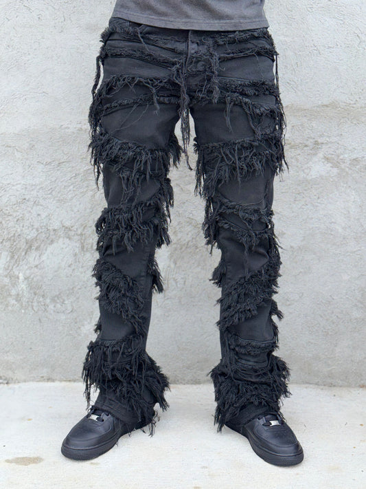 INFIERNO STACKED JEANS